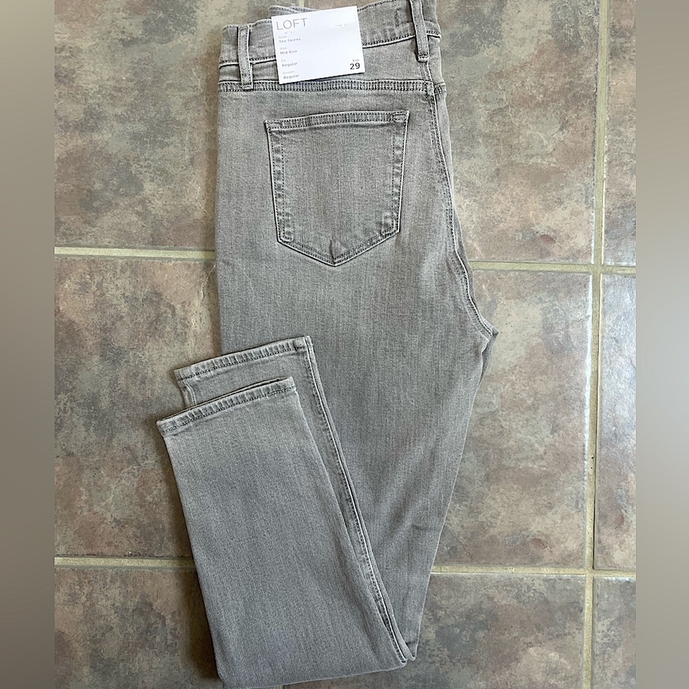 LOFT Womens Gray Jeans